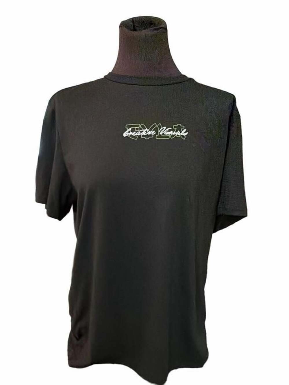 Cvla Creative Visuals Size XL Black Car Graphic T-Shirt